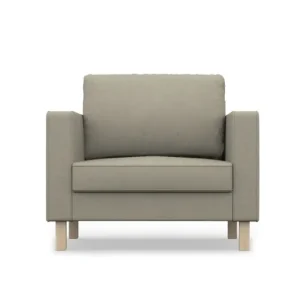 KARLSTAD IKEA lænestol betræk - Swiss Linen Blends Grey Comfortly (outlet)