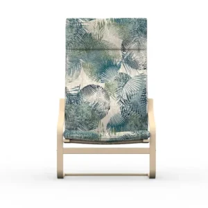 POÄNG IKEA lænestolsbetræk med fastgjort nakkepude - i stof Exclusive edition, farve Eden Green (x2 stk) Comfortly (outlet)