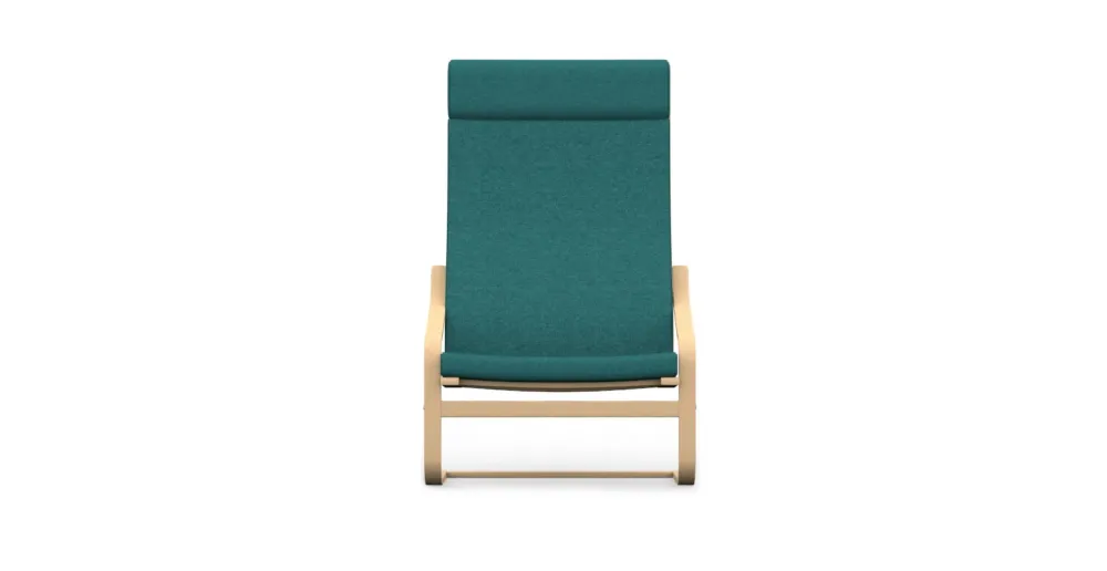 POÄNG IKEA lænestolsovertræk - Linen Blends Turkis Comfortly (outlet)
