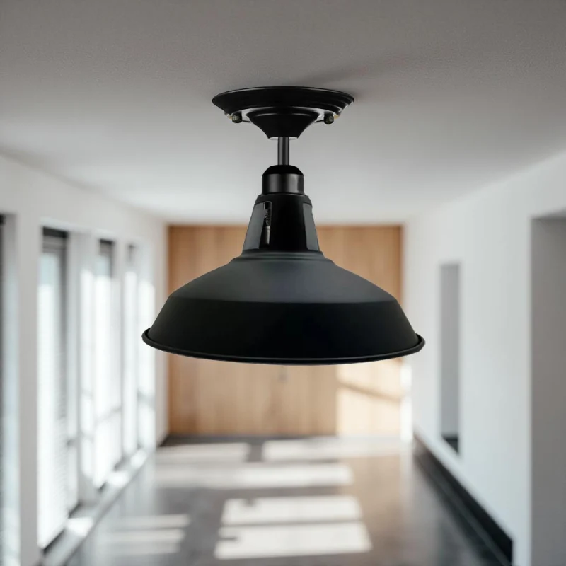 Retro lampeskærme Ø 30 cm buede til LED loftlamper ~ 1590