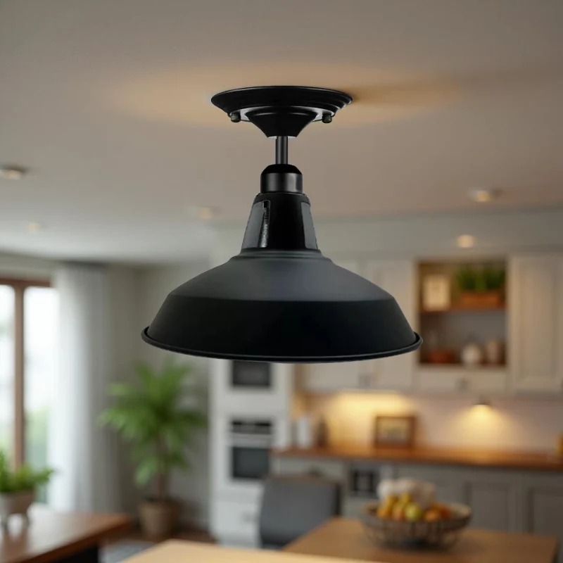 Retro lampeskærme Ø 30 cm buede til LED loftlamper ~ 1590