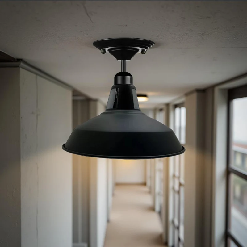Retro lampeskærme Ø 30 cm buede til LED loftlamper ~ 1590