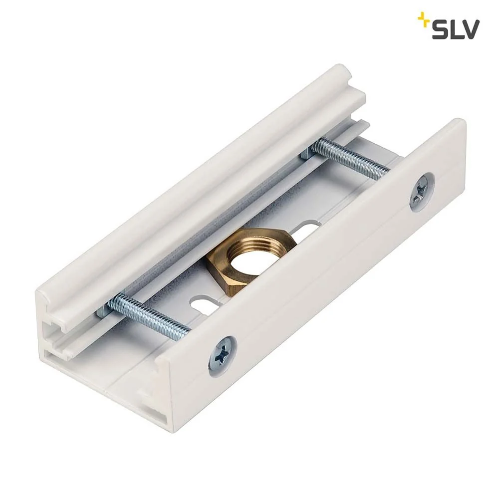 Eutrac Bump Connector til 3-fase jernbanehvid