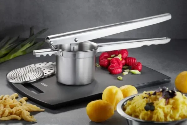 GEFU KARTOFFEL/JUICEPRESSER RUSTFRIT CHROMED