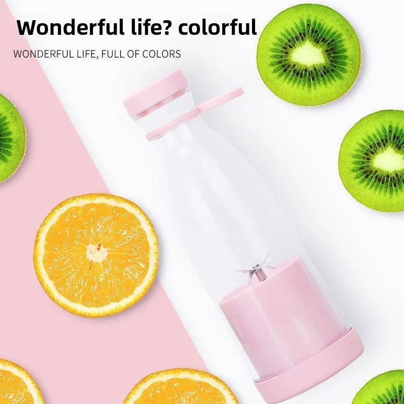 Globetrek° PortableBlender: Battery-powered Mini Elektrisk Smoothie Og Juice Maskine Bærbar Blender Pink