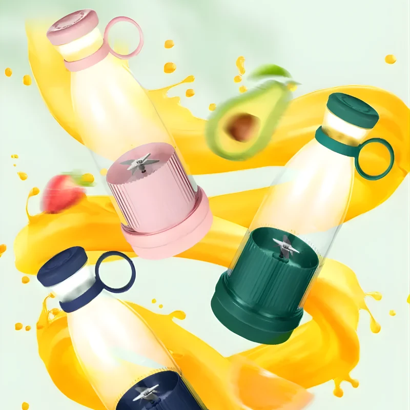 Globetrek° PortableBlender: Battery-powered Mini Elektrisk Smoothie Og Juice Maskine Bærbar Blender Pink