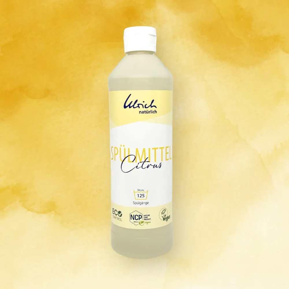 Ulrich Natürlich opvaskemiddel med afkalker - citrusduft - 500 ml