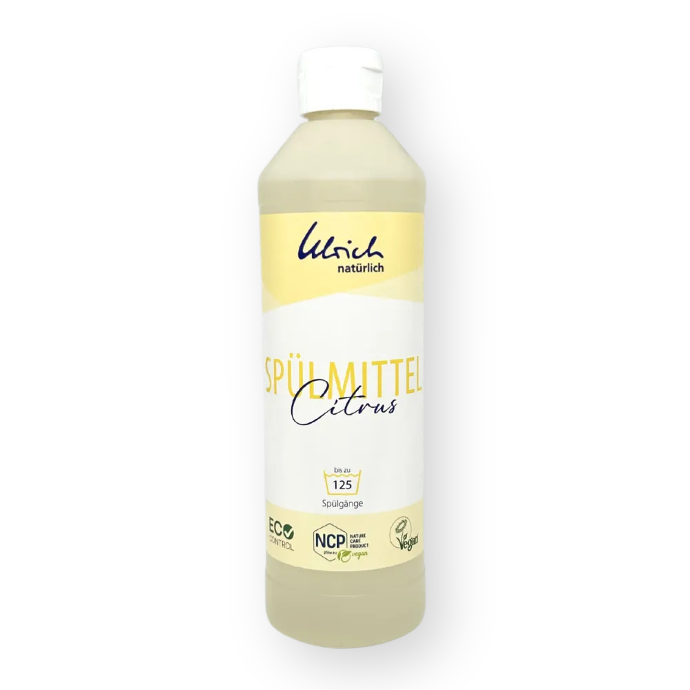 Ulrich Natürlich opvaskemiddel med afkalker - citrusduft - 500 ml