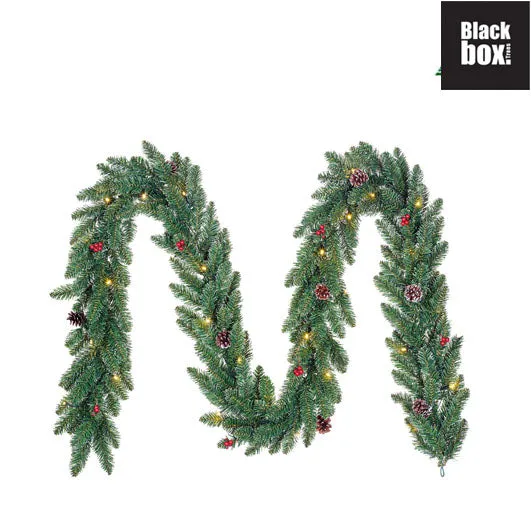 270 cm Garland - LED -batteridrevet D: 25cm
