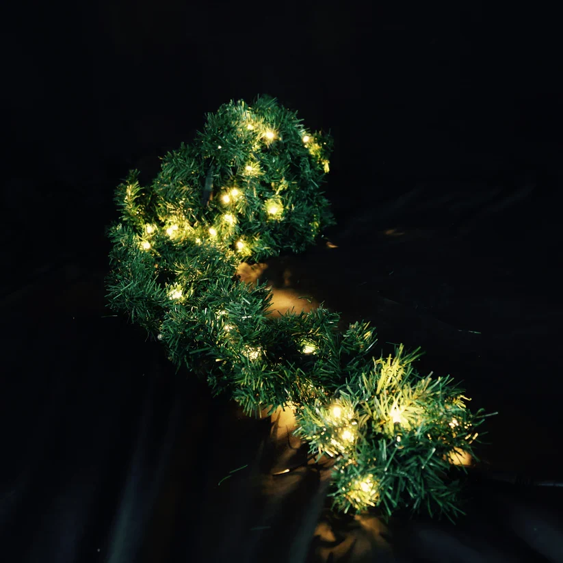 5 meter krans med LED -lys