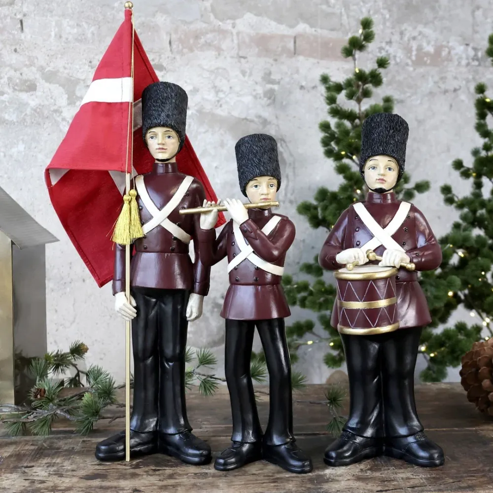Chic Antique - Vintage Orkester med dannebrog sæt af 3