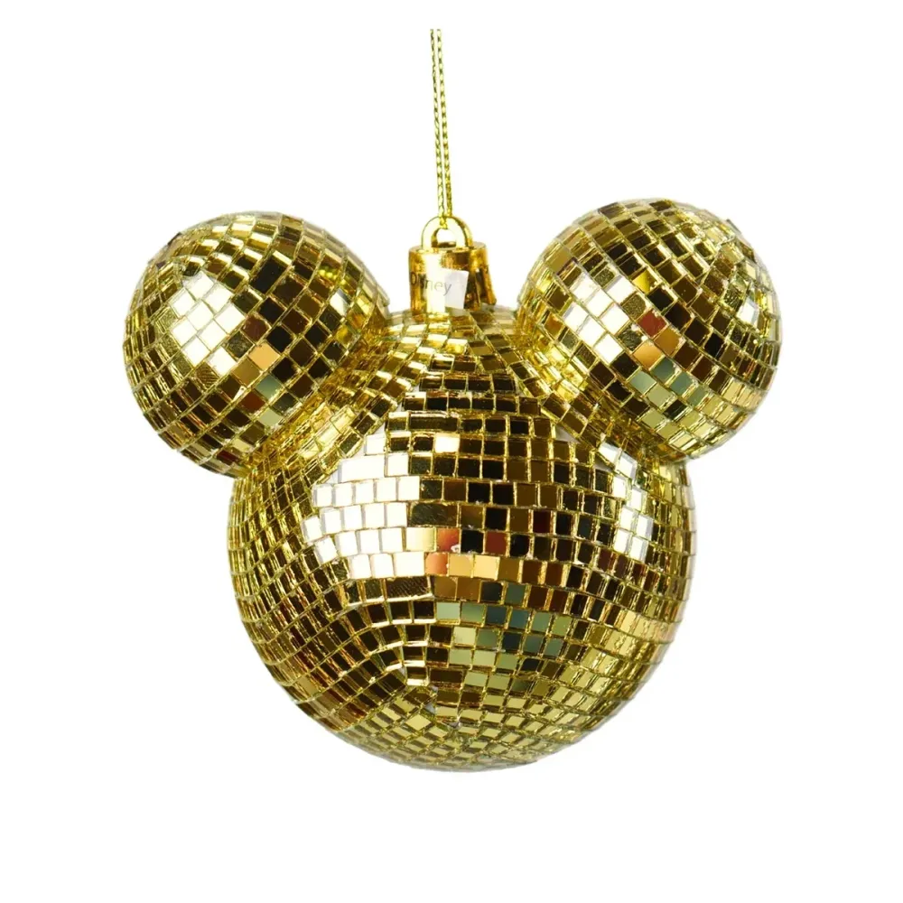 Mickey Mouse Disco Ornament - Guld