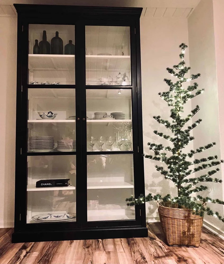 Cedertræ uden sne - Ink LED lyskæde - 170cm