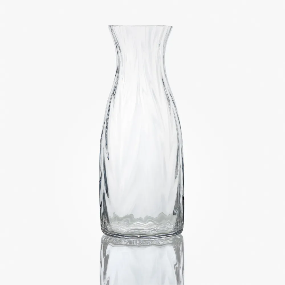 Herrringbone Pitcher Baltic Sea Glass