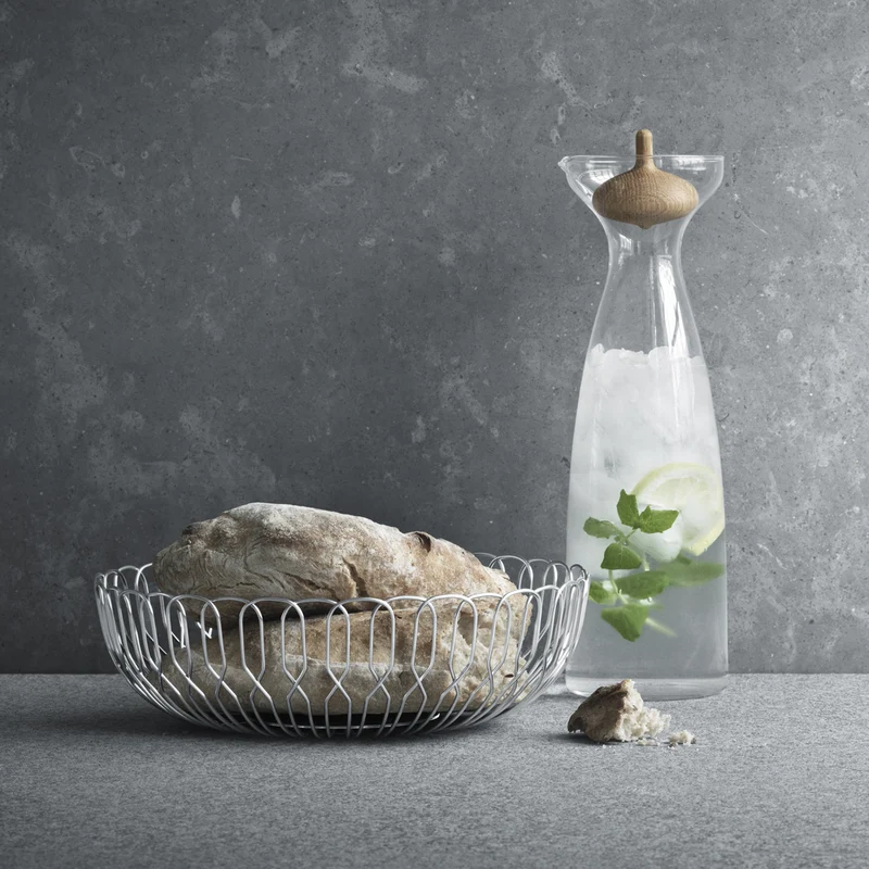 Georg Jensen - Alfredo - Karaffel - 1L - Glas og eg