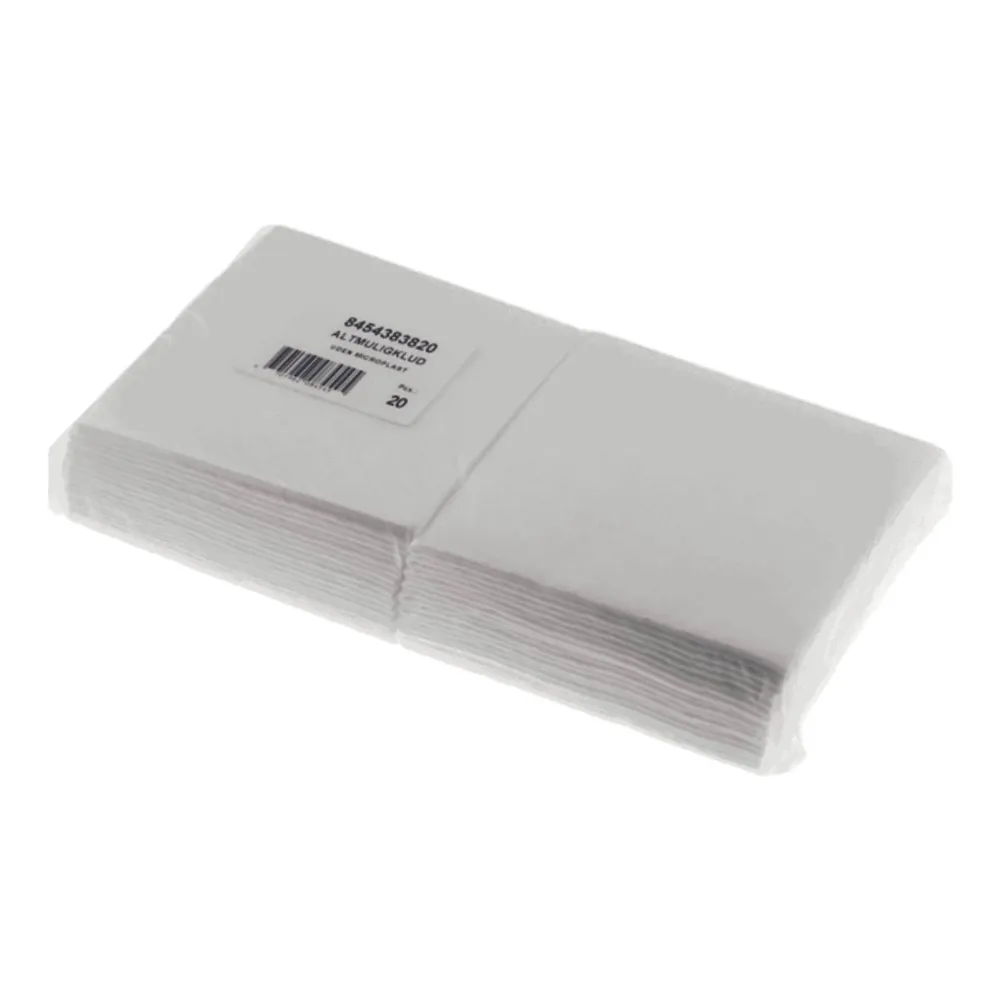 Karklude hvide uden mikroplast 150 gram, 20 stk.