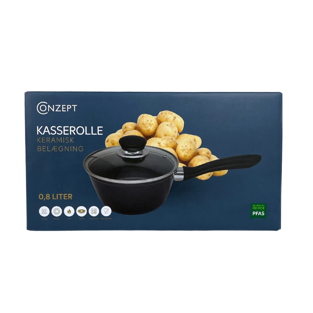 Conzept - Kasserolle keramisk 0,8 L
