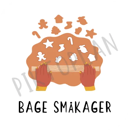 Professional Grade Piktogram - Bage småkager