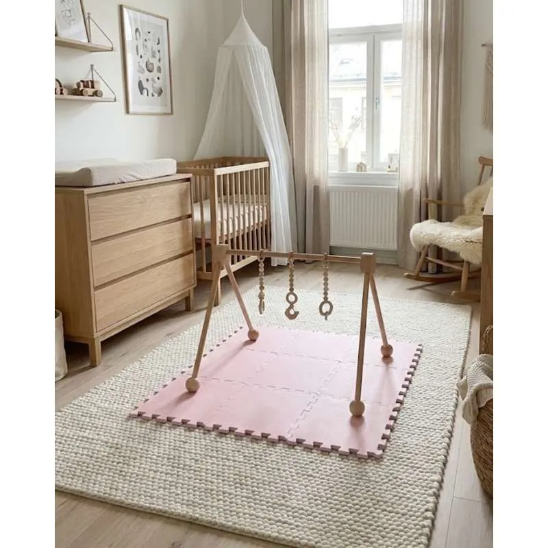 Kid'oh Skumlegegulv - 9 brikker - Dusty Rose Bath Time