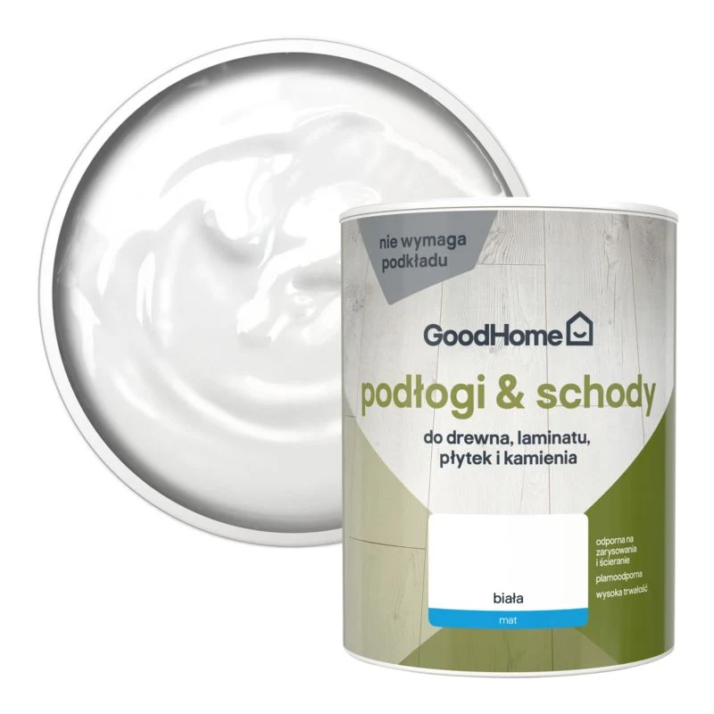 GoodHome Reno gulvmaling til renovering ivory mat 0,75 l