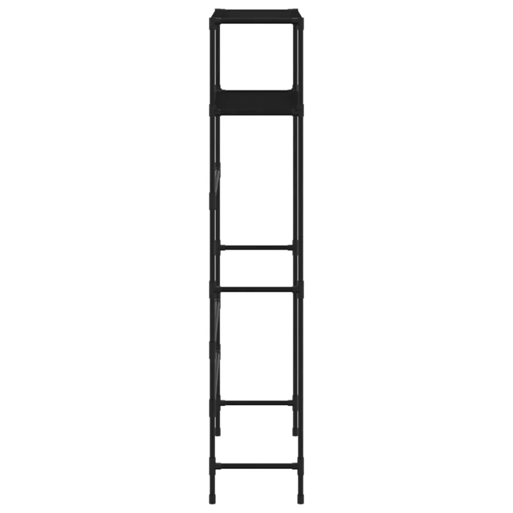 Opbevaringsstativ Med 2 Hylder 69X28X143 Cm Jern Graa