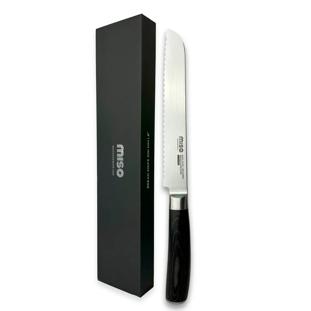 Miso Cookware - Damascus Knivsæt 6 dele metal