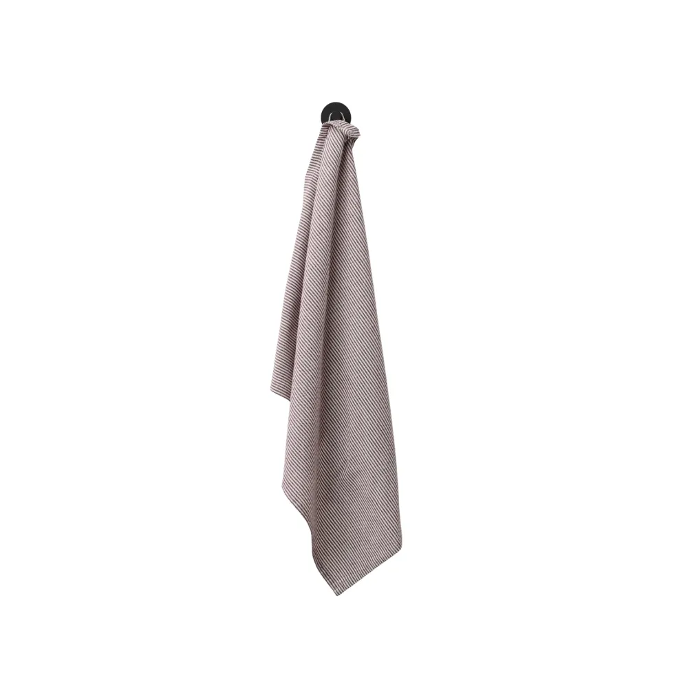 Travel stripe viskestykke Morning Routine Taupe