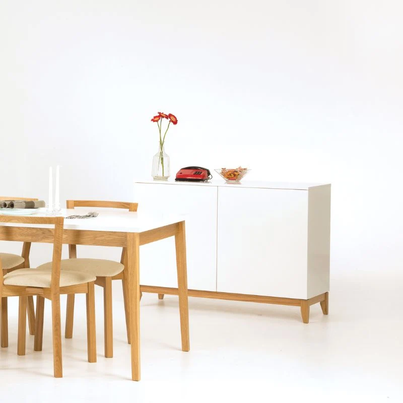 Woodman Blanco -style og minimalistisk skænk