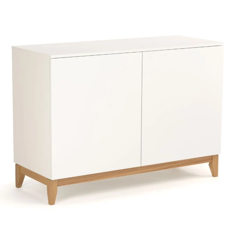 Woodman Blanco -style og minimalistisk skænk