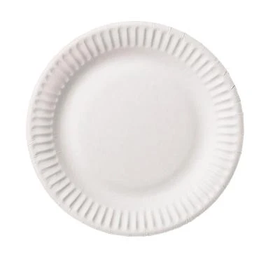 Paptallerken Ø15 cm FSC Biodegrades naturally Hvid,10 pk x 100 stk/krt