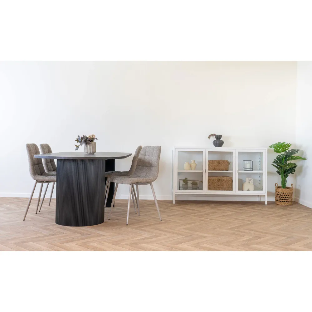 Boavista Spisebord - Spisebord, Mørkebrunt 100X210X75 Cm