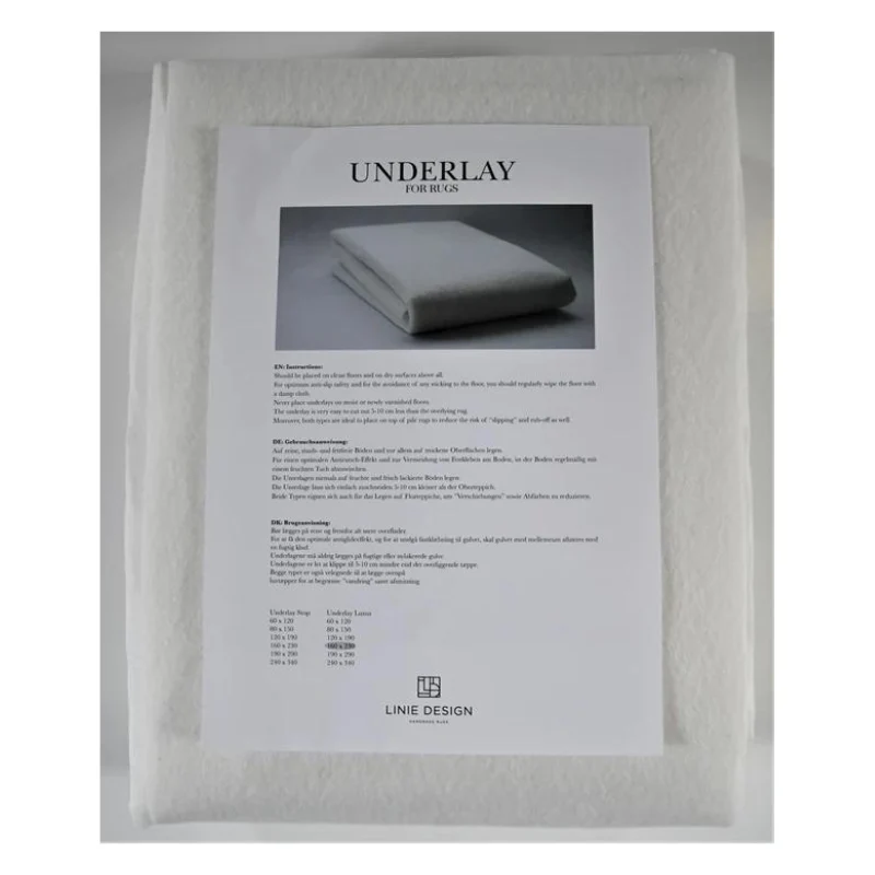 Linie Design tæppeunderlag str. 160x230 cm