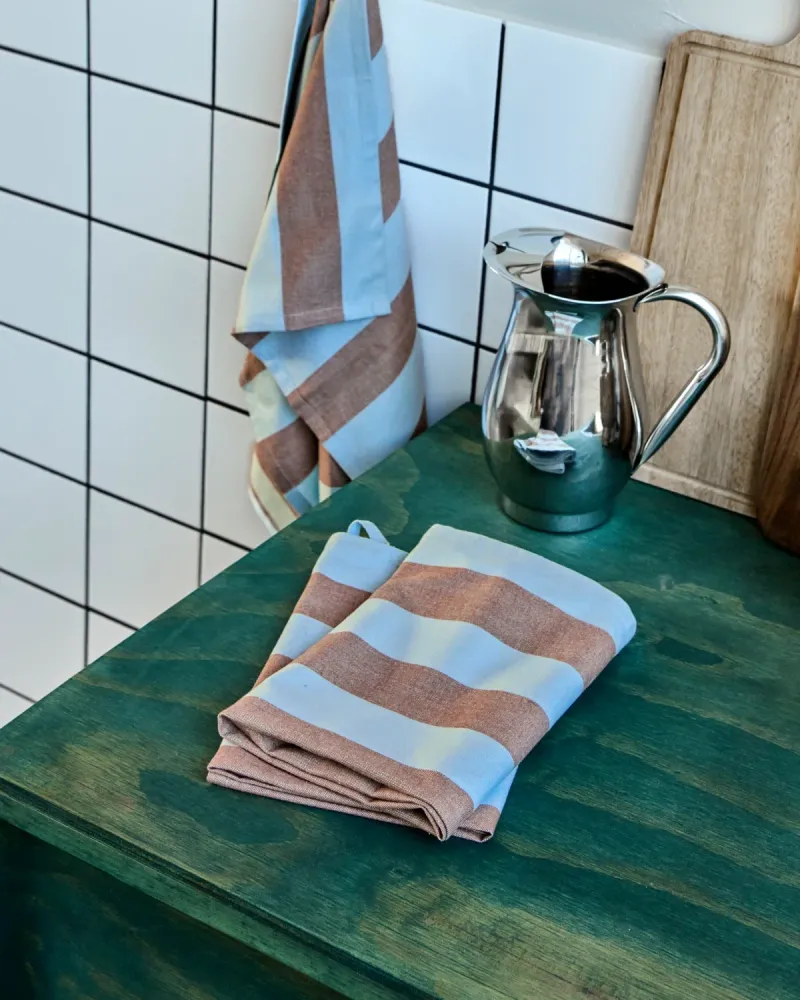 Viskestykker, HDCook, Lyseblå, Brun