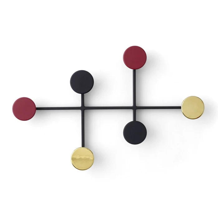 Menu - Afteroom Coat Hanger - Knagerække - Metallic Messing og Sort