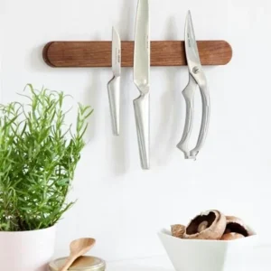 Magnetisk knivholder - Valnødetræ