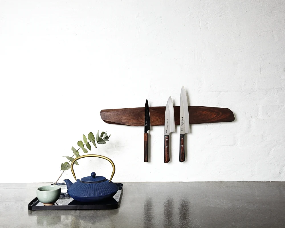 Knivmagnet, 60 CM - valnøddetræ