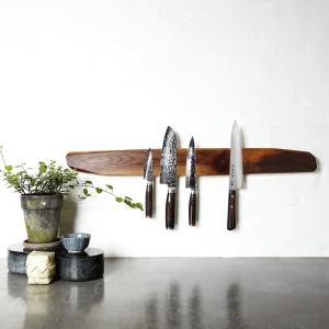 Knivmagnet, 80 CM - valnøddetræ