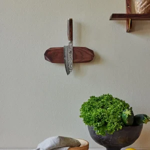 Knivmagnet, 25 CM - valnøddetræ