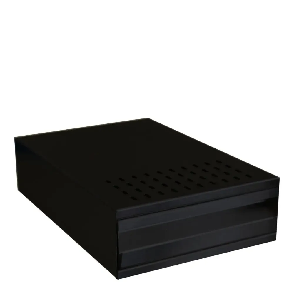 Knockbox kasse sort