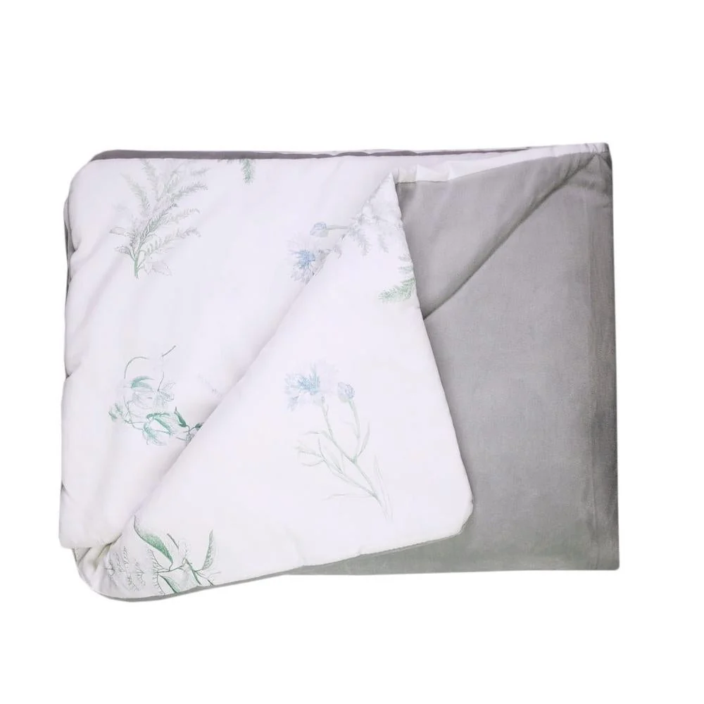 LullaLove Baby- og småbørnsdyne Herbarium Blue