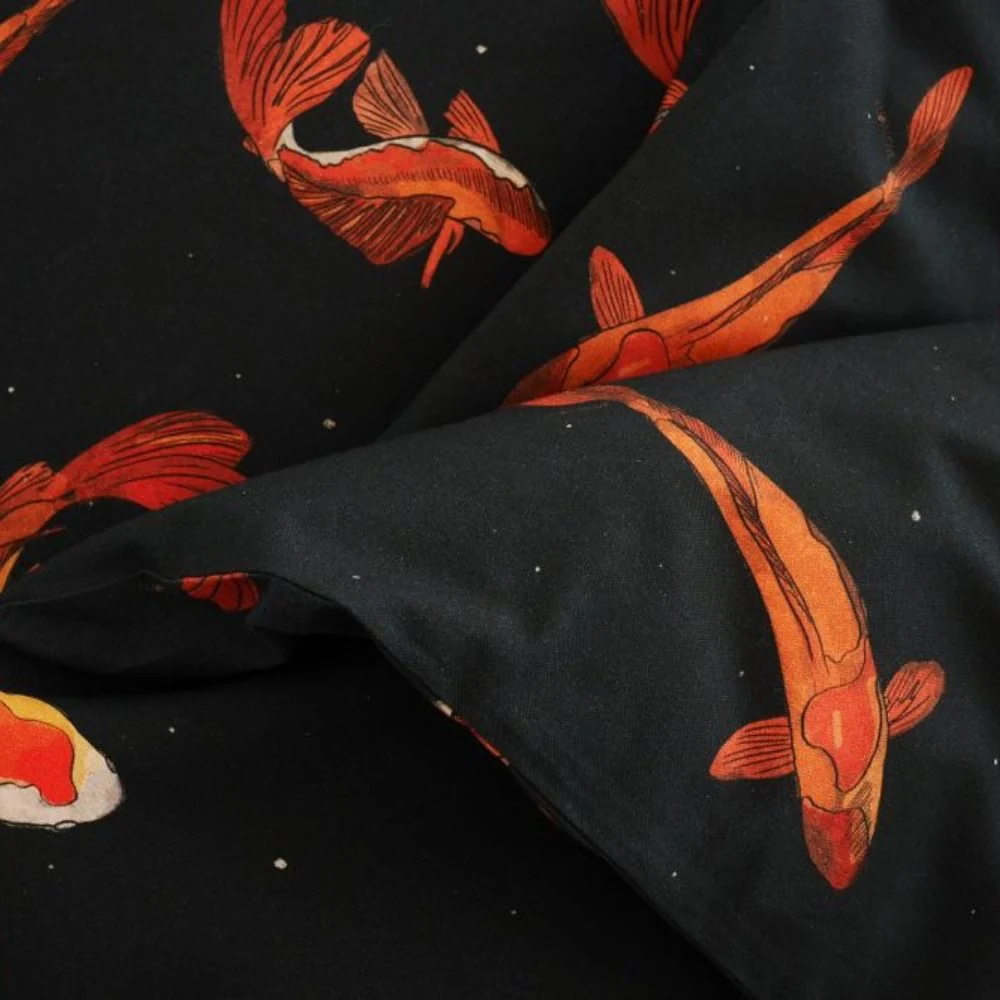 LullaLove Quilt til babyer og større børn Karpie Koi