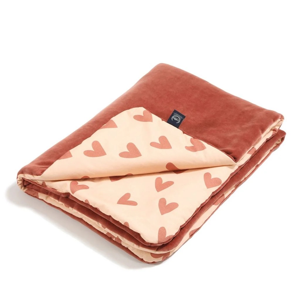 La Millou Cotto L baby tæppe 110x140 cm Heartbeat Pink