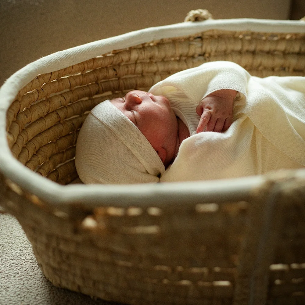 PUUKI Hyggeligt merino-sæt til baby i cremefarve