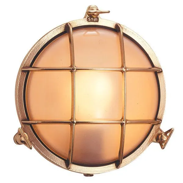 Foresti, Gitterlampe mat glas Ø215, E27, 12/24/220V, max 60W, 95 mm dybde