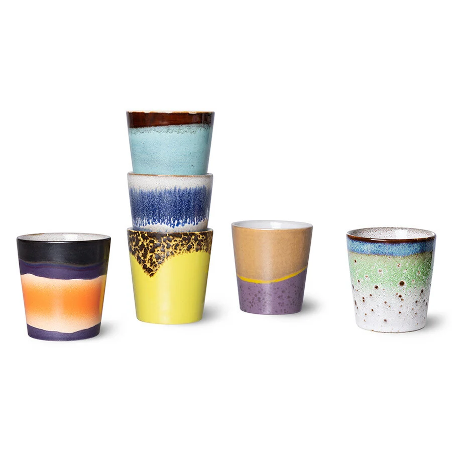 70's ceramics kaffekrus - Comet