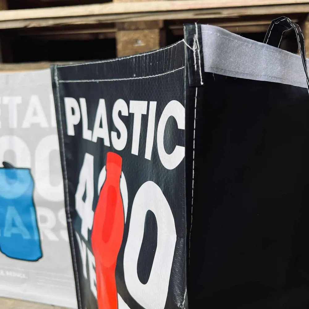 Affaldssorteringssposer - 3 stk i genanvendt plast