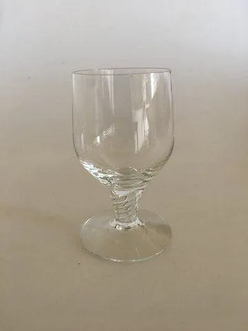 "Amager / Twist" Portvinsglas fra Kastrup Glasværk / Holmegaard