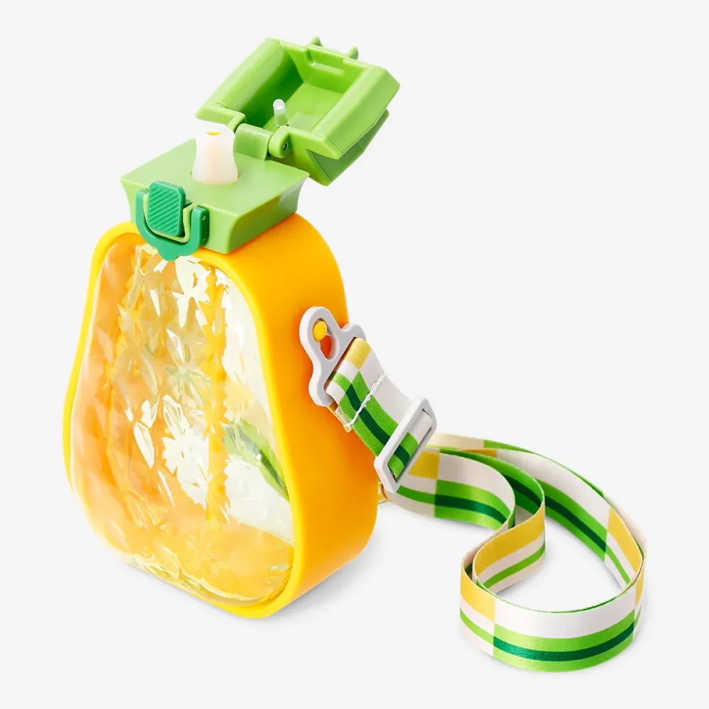 Ananas-drikkeflaske med bærestrop
