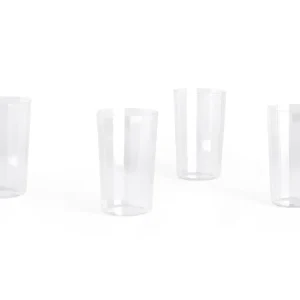 Angle vandglas, 4 stk. - H13 cm.