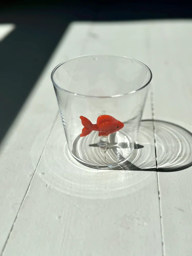 ANIMAL FARM tumbler red fish